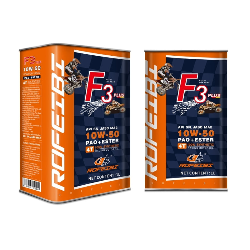 ROFEIBI F3 Full Synthetic Racing Motorcycle Oil — SN 10W-50