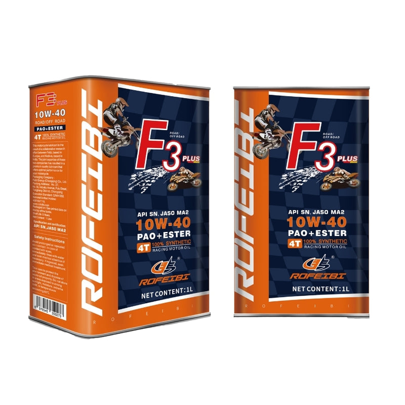 ROFEIBI F3 Full Synthetic Racing Motorcycle Oil — SN 10W-40